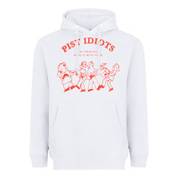 White pist idiots Heavyweight Hoodie - lanVoArt