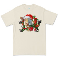 Bone Joy Christmas Goat Premium Tee - LillyAllenDesigns