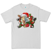 Dove Grey Joy Christmas Goat Premium Tee - LillyAllenDesigns