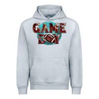 Heather Grey game day football Urban Hoodie - BarkalooDesign