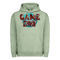 Pigment Oil Green game day football Urban Hoodie - BarkalooDesign