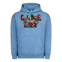 Pigment Pebble Blue game day football Urban Hoodie - BarkalooDesign