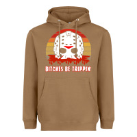 Toasted Coconut Halloween Bitches Be Trippin Jason Mask Heavyweight Hoodie - lanVoArt