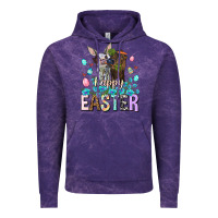 Cloud Purple Happy Easter Heifers Easter Day Vintage Hoodie - HowdyJamesFarm