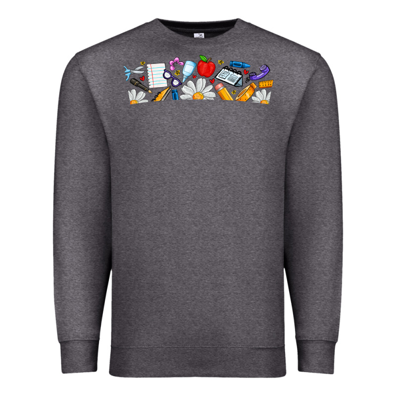 Best Teacher Ever Premium Sweatshirt by CowhideDigitalArt | Teevron