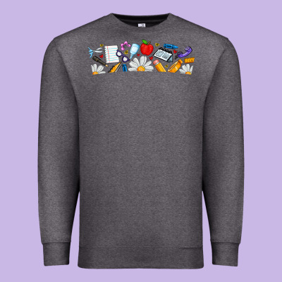 Best Teacher Ever Premium Sweatshirt Designed By Cowhidedigitalart