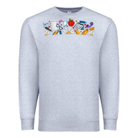 Heather Grey Best Teacher Ever Premium Sweatshirt - CowhideDigitalArt