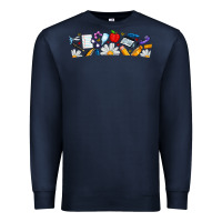 Navy Best Teacher Ever Premium Sweatshirt - CowhideDigitalArt