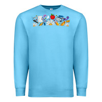 Ocean Blue Best Teacher Ever Premium Sweatshirt - CowhideDigitalArt