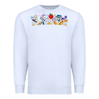 White Best Teacher Ever Premium Sweatshirt - CowhideDigitalArt