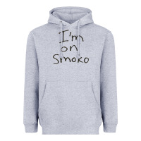 Heather Grey handwritten i'm on smoko hot australian lingo the chats Heavyweight Hoodie - lanVoArt