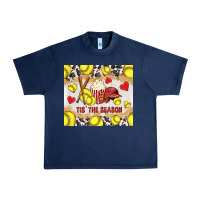 Navy tis' the season softball with cowhide tumbler tbs Urban Heavy Tee - TumblerDesignByShophia