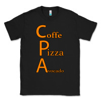 Black coffe pizza avocado Classic Tee - Bettercallsaul