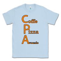 Dusty Blue coffe pizza avocado Classic Tee - Bettercallsaul