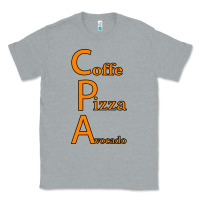 Heather Grey coffe pizza avocado Classic Tee - Bettercallsaul