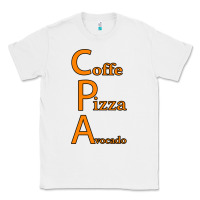 White coffe pizza avocado Classic Tee - Bettercallsaul