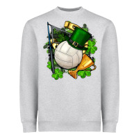 Heather Grey st.patrick's day volleyball Heavyweight Sweatshirt - FaDigitalArtStudio