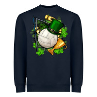 Navy st.patrick's day volleyball Heavyweight Sweatshirt - FaDigitalArtStudio