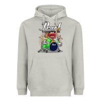 Moon Dust animal drummer pearl drums Heavyweight Hoodie - lanVoArt