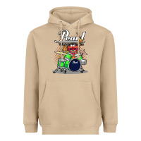 Mushroom animal drummer pearl drums Heavyweight Hoodie - lanVoArt