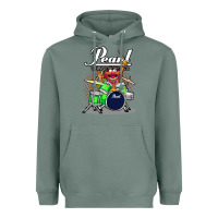 Sage animal drummer pearl drums Heavyweight Hoodie - lanVoArt
