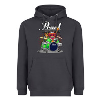 Smoke animal drummer pearl drums Heavyweight Hoodie - lanVoArt