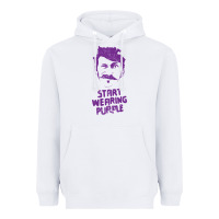 White gogol bordello start wearing purple Heavyweight Hoodie - lanVoArt