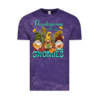 Cloud Purple Thanksgiving With My Gnomes Vintage Tee - NancyCooperArtShop