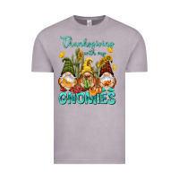 Vintage Zinc Thanksgiving With My Gnomes Vintage Tee - NancyCooperArtShop