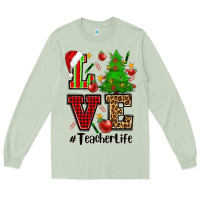 Matcha love teacher life christmas Long Sleeve Tee - CowGirlArtShop
