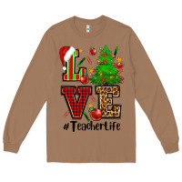 Toasted Coconut love teacher life christmas Long Sleeve Tee - CowGirlArtShop