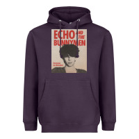 Plum echo and the bunnymen Heavyweight Hoodie - lanVoArt