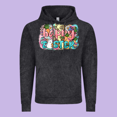 Happy Easter Day Vintage Hoodie Designed By Howdyjamesfarm