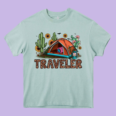 Traveler Heavy Core Tee Designed By Jahusdesignshop