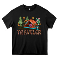 Black traveler Heavy Core Tee - JahusDesignShop