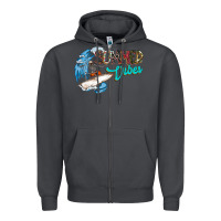 Smoke Summer Vibes Zipper Hoodie - CowhideDigitalArt