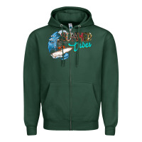 Sports Green Summer Vibes Zipper Hoodie - CowhideDigitalArt