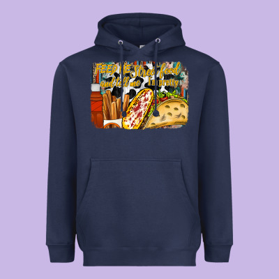 Feed Me Street Food And Tell Me Im Pretty Heavyweight Hoodie Designed By Racoondesign