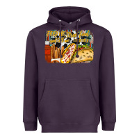 Plum feed me street food and tell me im pretty Heavyweight Hoodie - RacoonDesign
