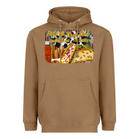 Toasted Coconut feed me street food and tell me im pretty Heavyweight Hoodie - RacoonDesign