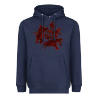 Navy mark of the malkavian Heavyweight Hoodie - lanVoArt