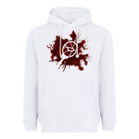 White mark of the malkavian Heavyweight Hoodie - lanVoArt