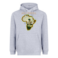 Heather Grey hugh mundell 'africa must be free by 1983' Heavyweight Hoodie - lanVoArt
