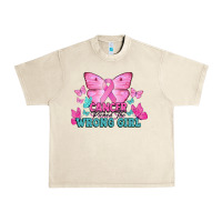 Sandshell Cancer picked the wrong girl Cancer Awareness Urban Heavy Tee - HowdyJamesFarm