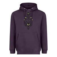 Plum haunted mansion wallpaper Heavyweight Hoodie - lanVoArt