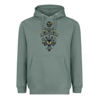 Sage haunted mansion wallpaper Heavyweight Hoodie - lanVoArt