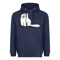 Navy simon's cat 1 Heavyweight Hoodie - lanVoArt