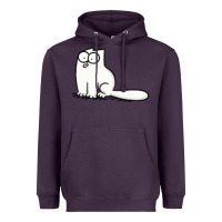 Plum simon's cat 1 Heavyweight Hoodie - lanVoArt