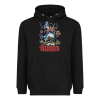 Black the burbs Heavyweight Hoodie - lanVoArt