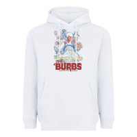 White the burbs Heavyweight Hoodie - lanVoArt